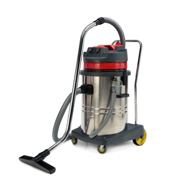 Hidrovac CB60 – Aspiradora Profesional  - 2 Motores 2000W 60L Inox (Polvo y Líquidos)